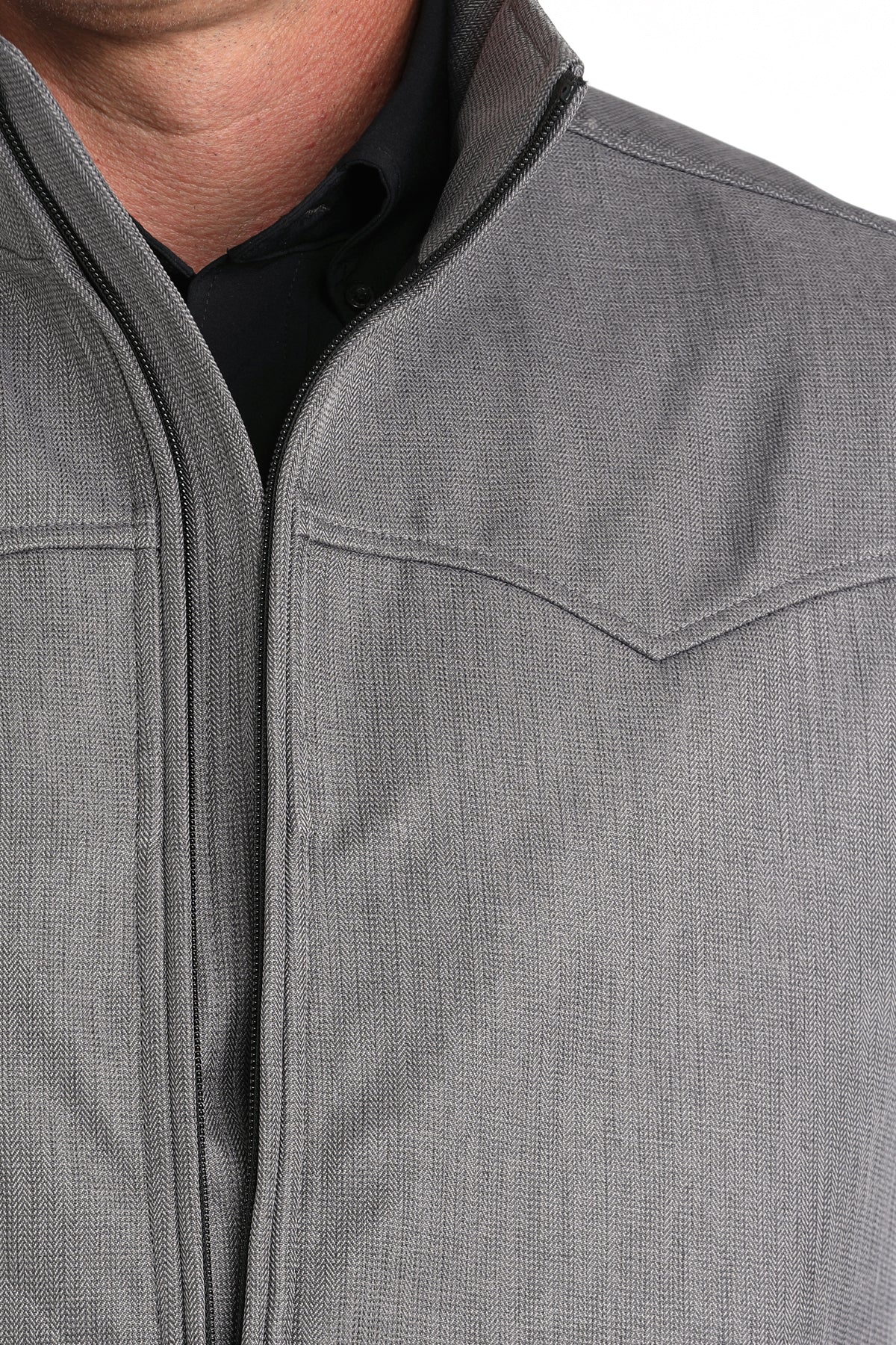 CINCH Men's Grey Bonded Vest