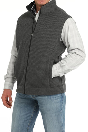 CINCH Men's Charcoal Bonded Wooly Vest