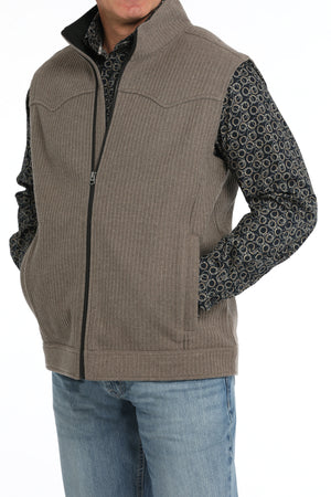 CINCH Men's Khaki Bonded Wooly Vest