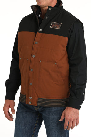 CINCH Men's Brown Reversible Vest