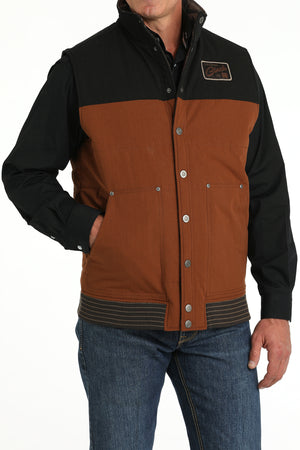 CINCH Men's Brown Reversible Vest