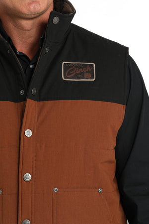 CINCH Men's Brown Reversible Vest