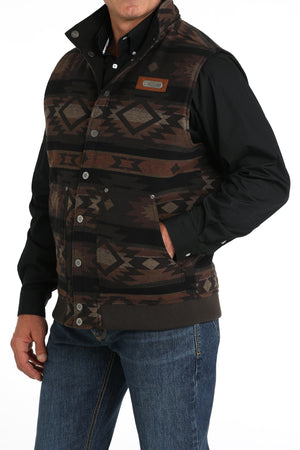 CINCH Men's Brown Reversible Vest