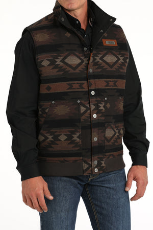 CINCH Men's Brown Reversible Vest