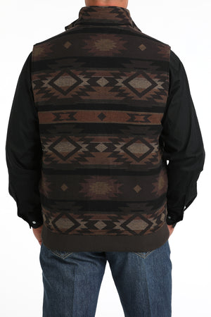 CINCH Men's Brown Reversible Vest