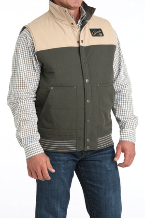 CINCH Men's Olive Reversible Vest