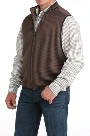CINCH Men's Brown Reversible Vest