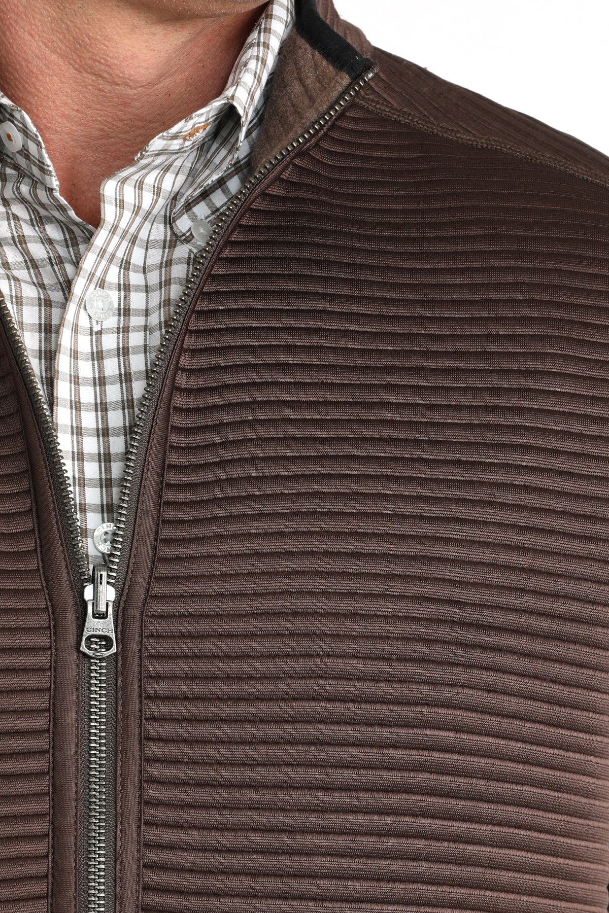 CINCH Men's Brown Reversible Vest