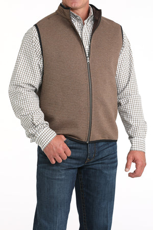 CINCH Men's Brown Reversible Vest