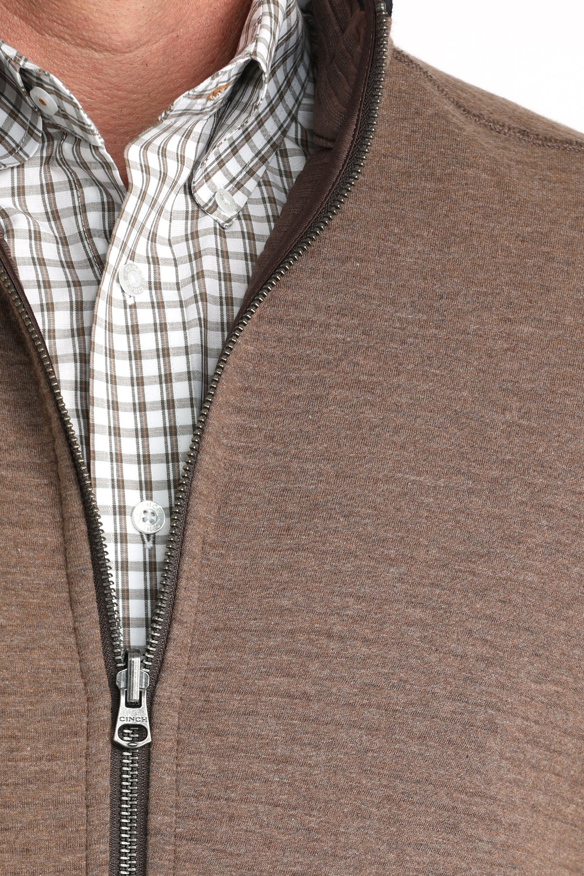 CINCH Men's Brown Reversible Vest