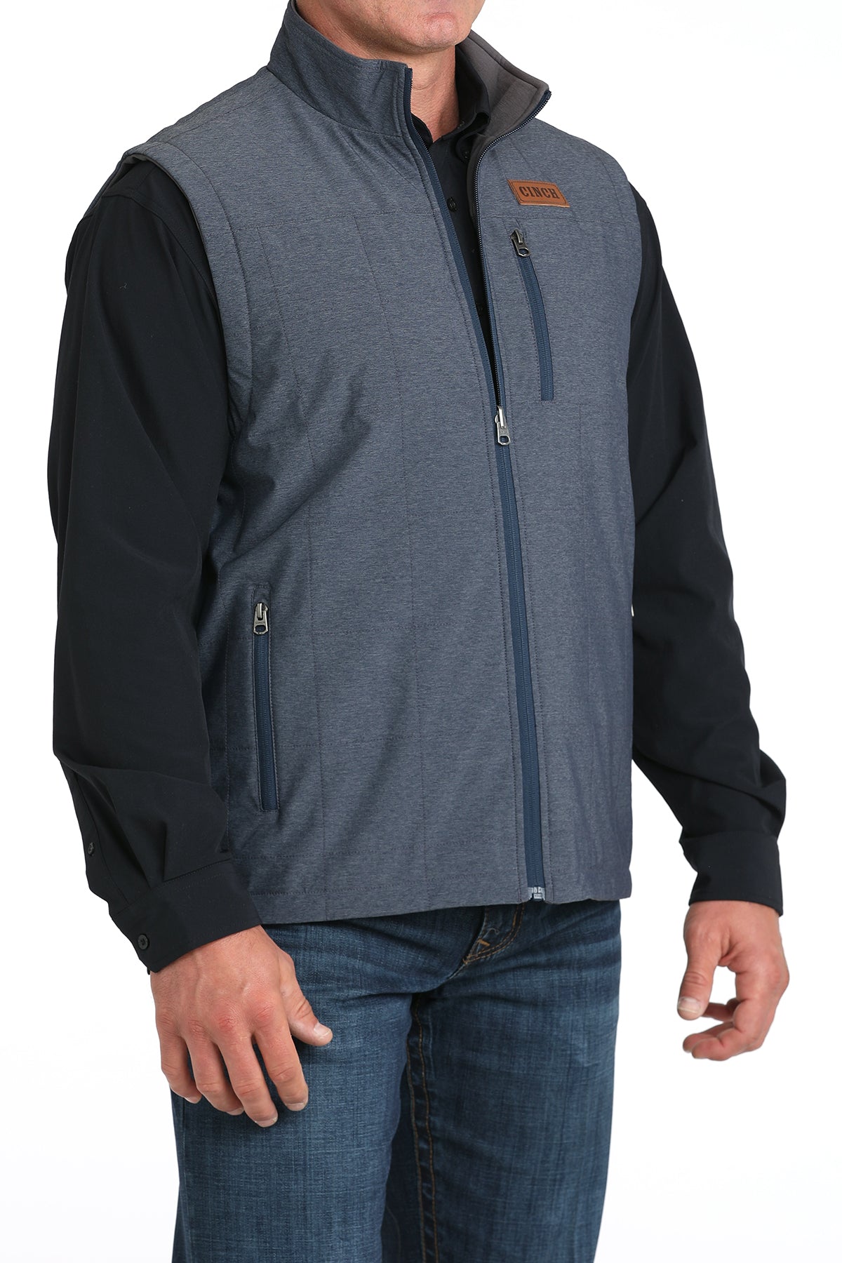 CINCH Men's Navy Reversible Vest