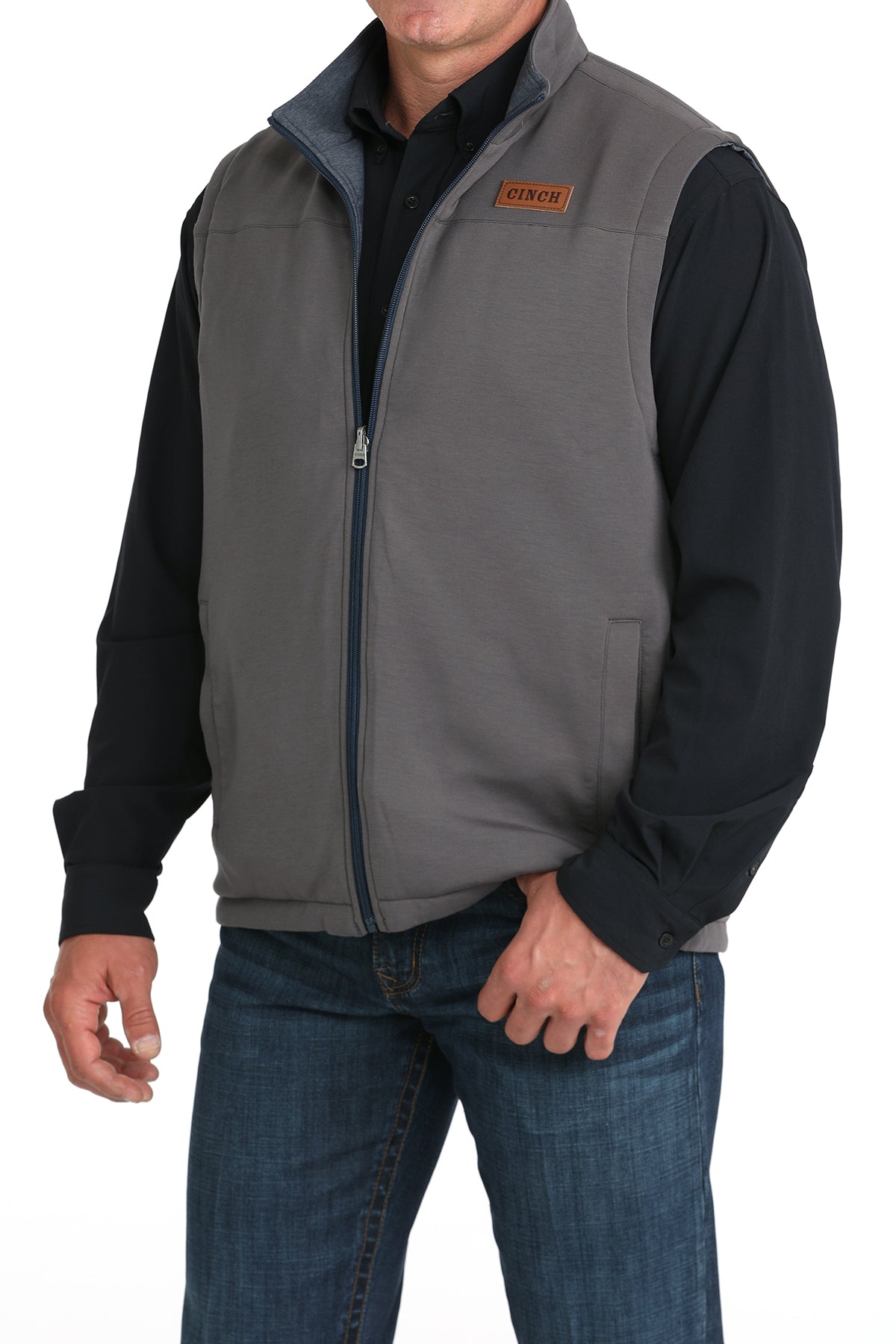 CINCH Men's Navy Reversible Vest