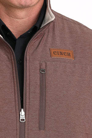 CINCH Men's Burgundy Reversible Vest
