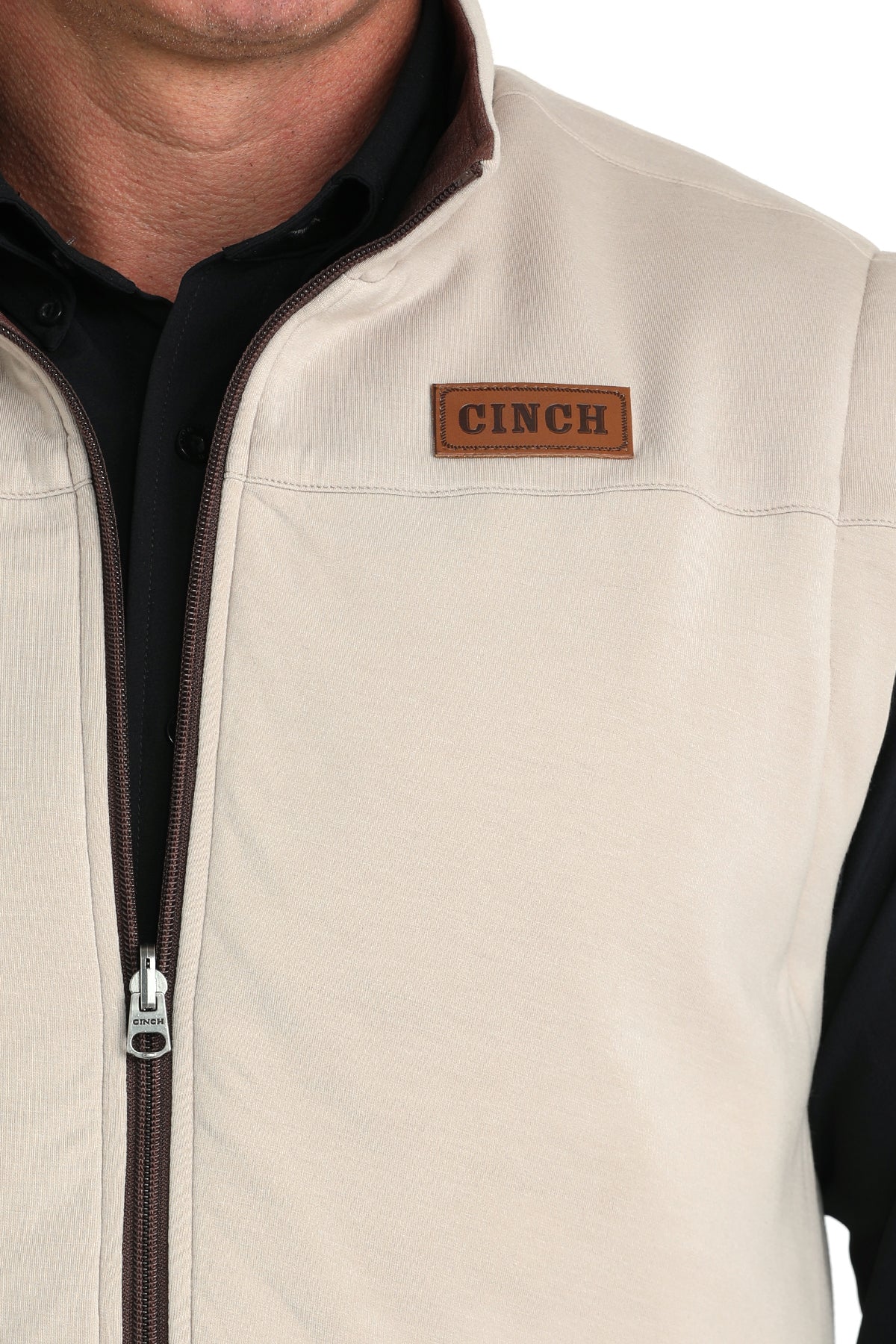 CINCH Men's Burgundy Reversible Vest