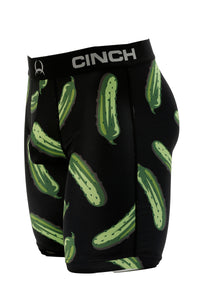 CINCH Men's 9" Black Pickle Boxer Briefs