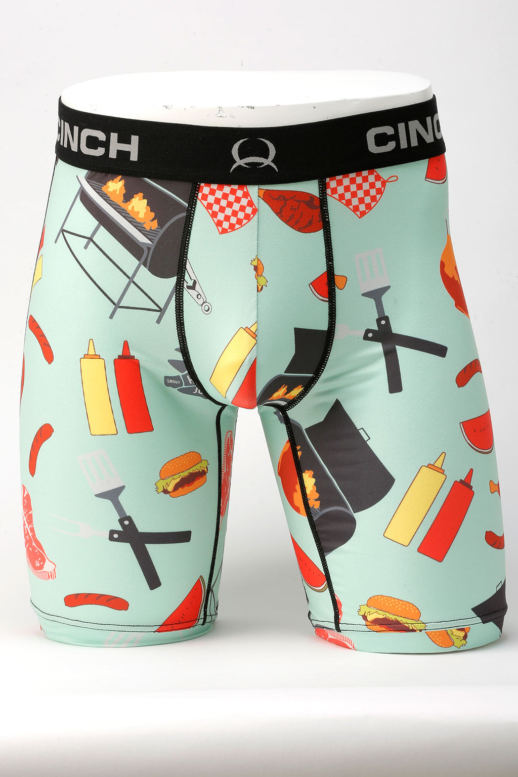 CINCH Men's BBQ 9" Boxers