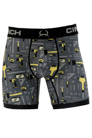 CINCH Men's 6" Grey Tool Boxer Briefs