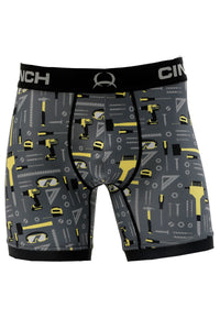 CINCH Men's 6" Grey Tool Boxer Briefs