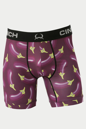 CINCH Men's 6" Purple Eggplant Boxer Brief