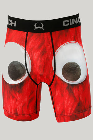 CINCH Men's 6" Red Monster Boxer Brief