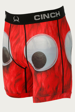 CINCH Men's 6" Red Monster Boxer Brief