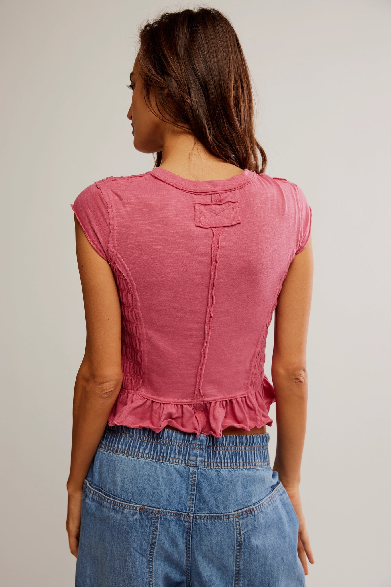 FREE PEOPLE Soothing Petal Sylvie Tee