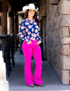 COWGIRL TUFF Pull On Pink Trouser Jean