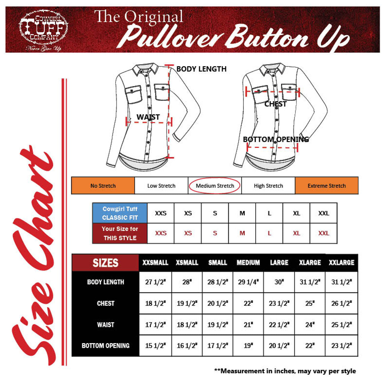 COWGIRL TUFF Pullover Button-Up (Red Lightweight Metallic Snakeskin Bling)