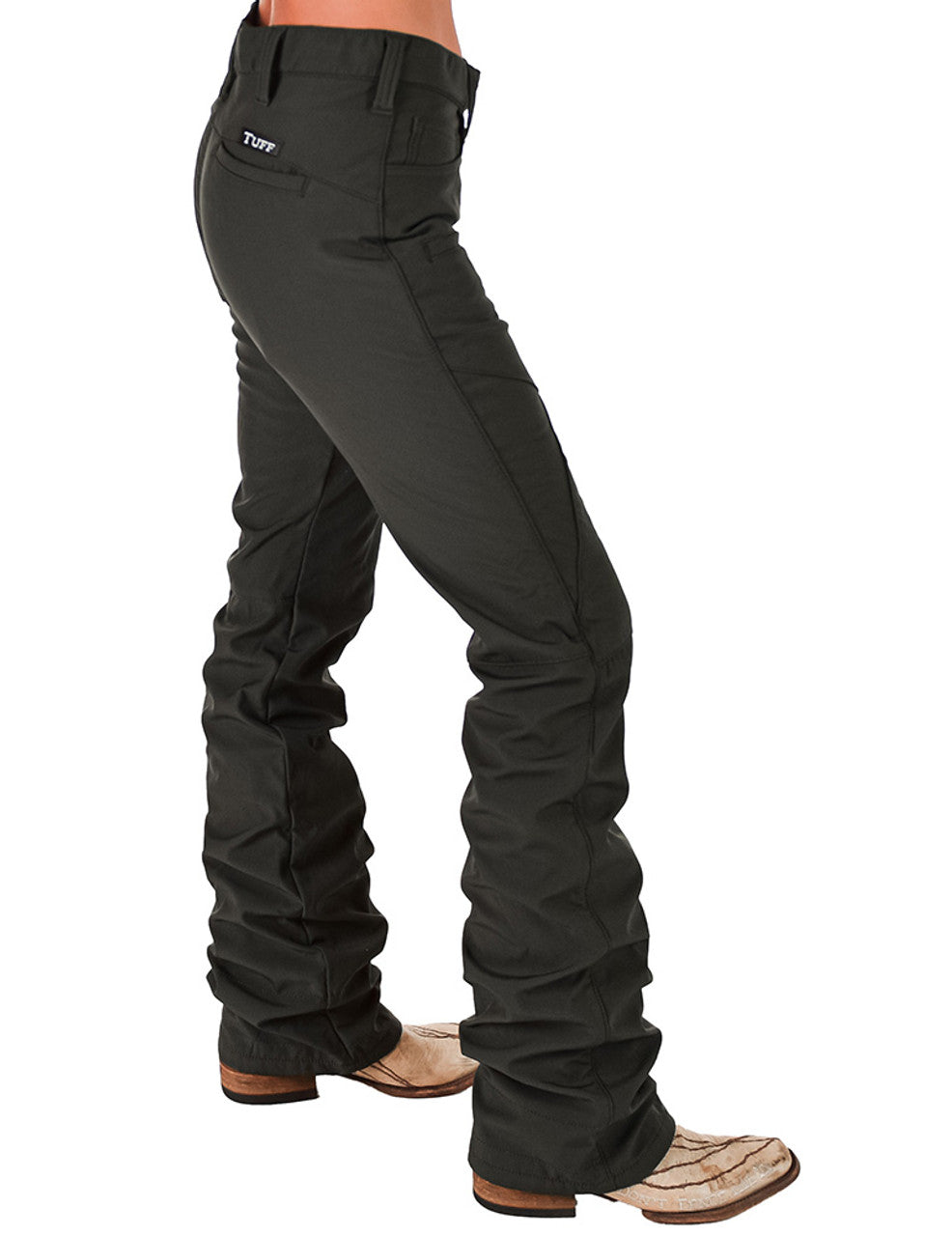 COWGIRL TUFF Women's Work Hard Play Hard (Olive Green)