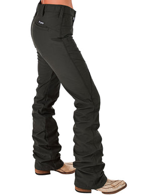 COWGIRL TUFF Women's Work Hard Play Hard (Olive Green)