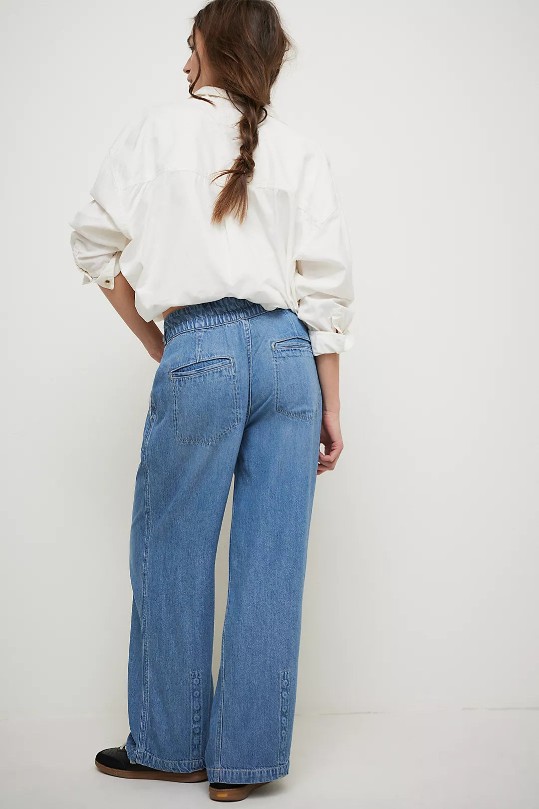 FREE PEOPLE Dakota Cinched Pull On Jeans