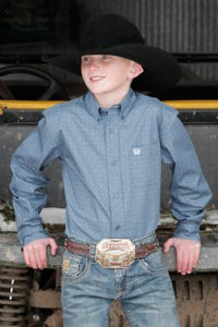 CINCH Boy's Button-Down Western Shirt