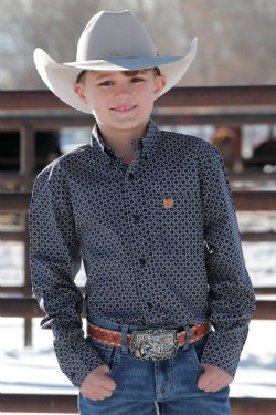 CINCH Boy's Button-Down Western Shirt