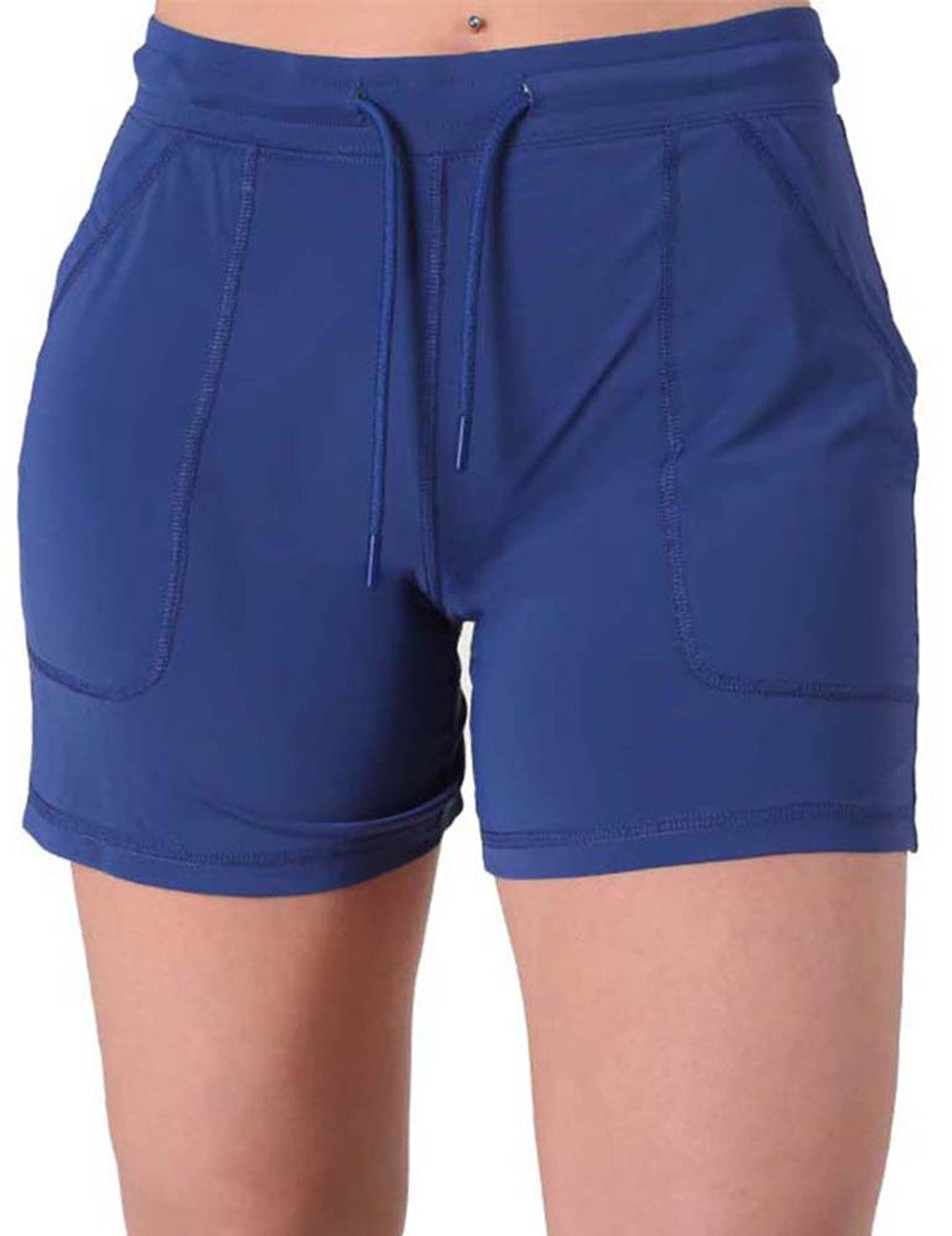 COWGIRL TUFF Ladies Indigo Breathe Instant Cooling UPF Shorts