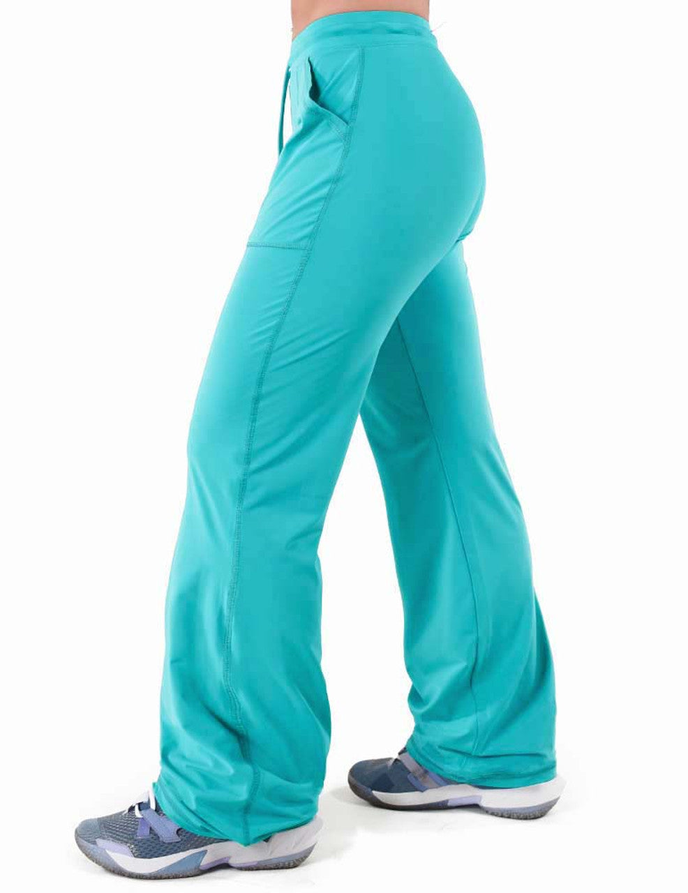 COWGIRL TUFF Women's Turquoise Breathe Instant Cooling UPF Pants