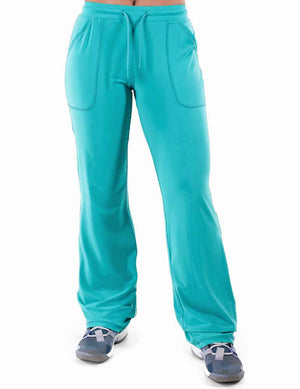 COWGIRL TUFF Women's Turquoise Breathe Instant Cooling UPF Pants