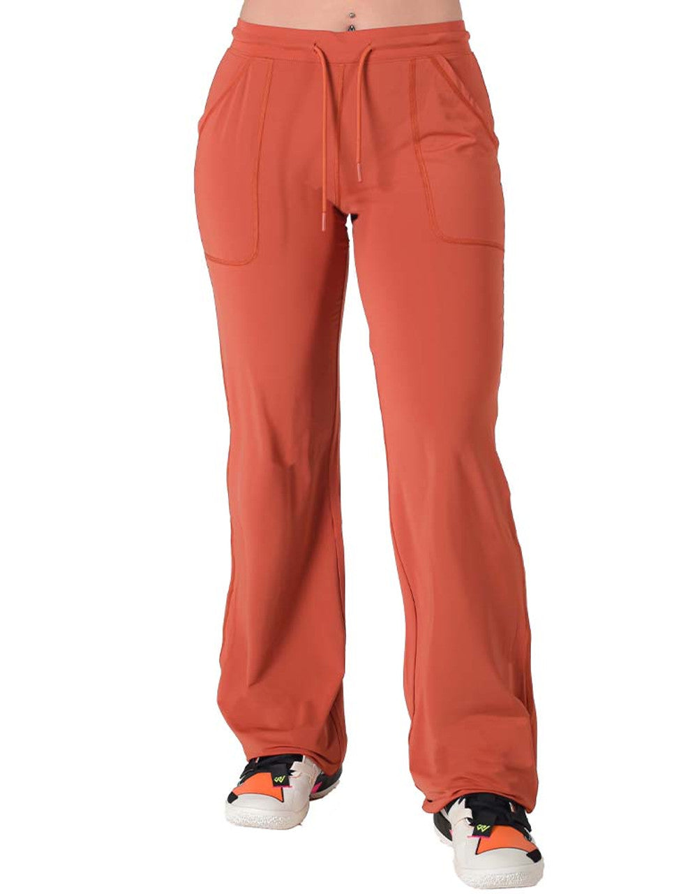 COWGIRL TUFF Women's Rust Breathe Instant Cooling UPF Pants