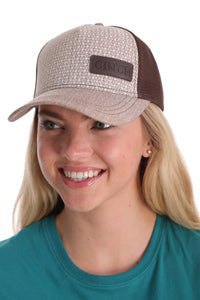 CINCH Women's Brown Mesh Back Trucker Cap