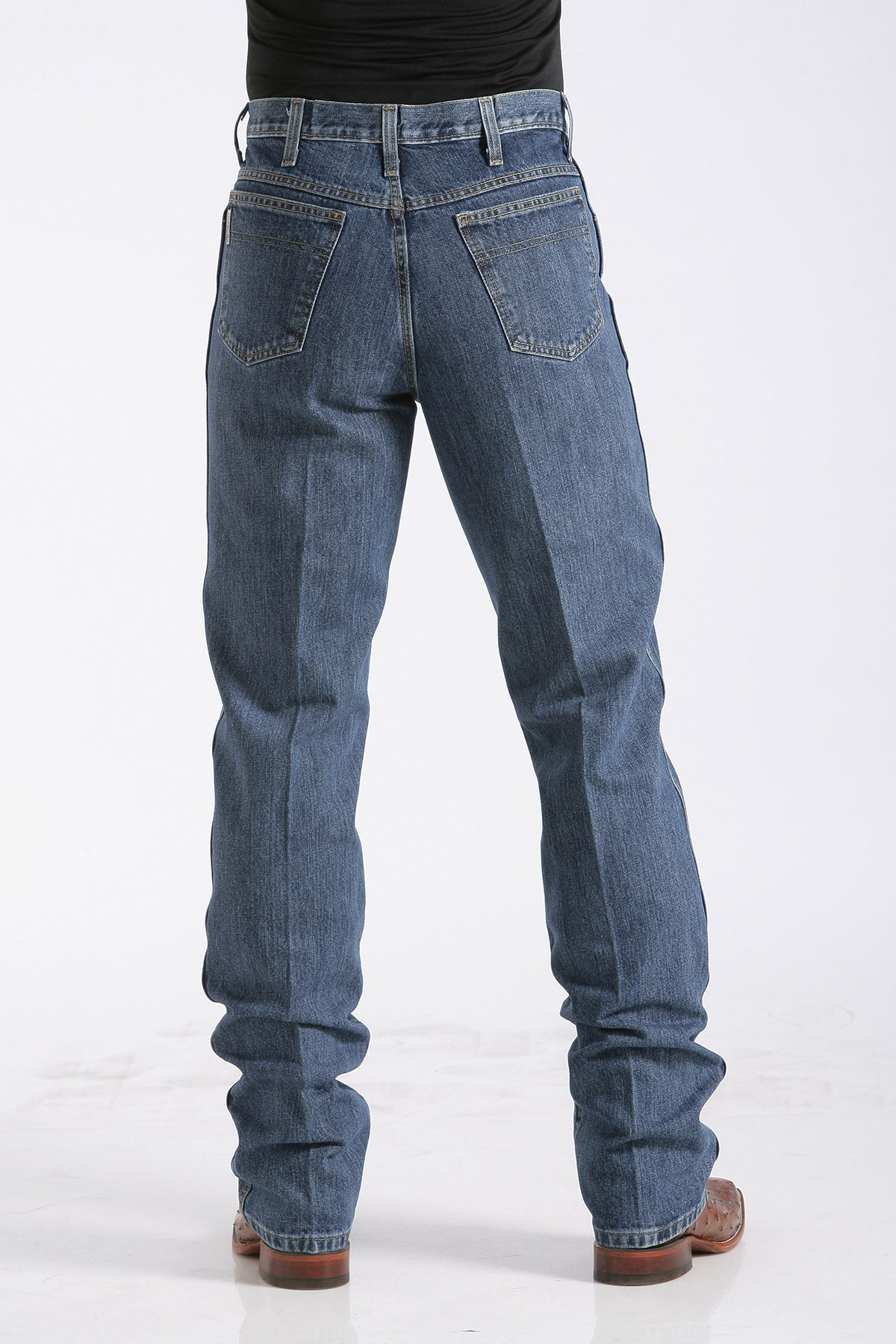 CINCH Men's Slim Fit Bronze Label Jean - Dark Stonewash