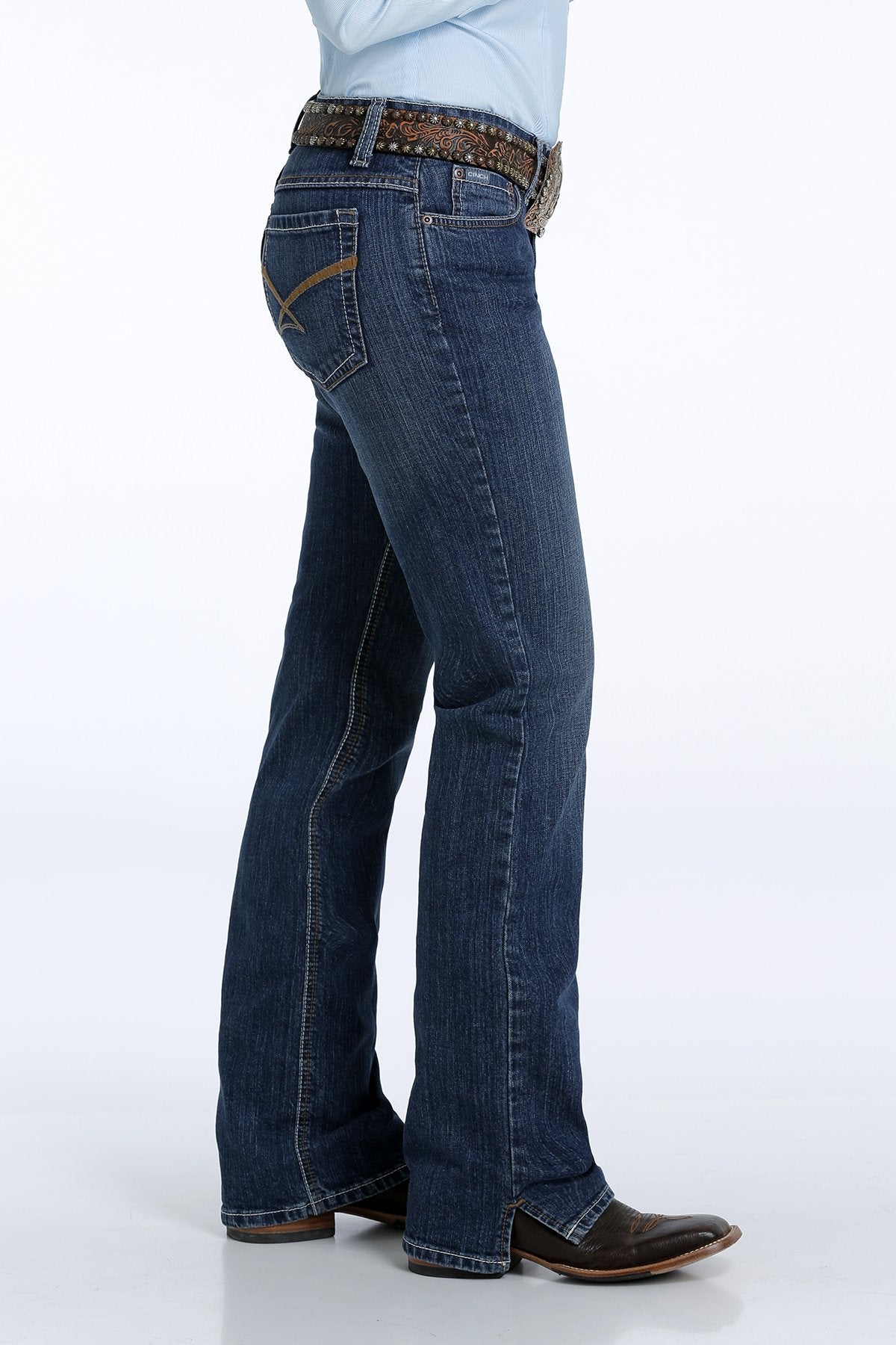 CINCH Women's Kylie Slim Fit Jean - Dark Stonewash