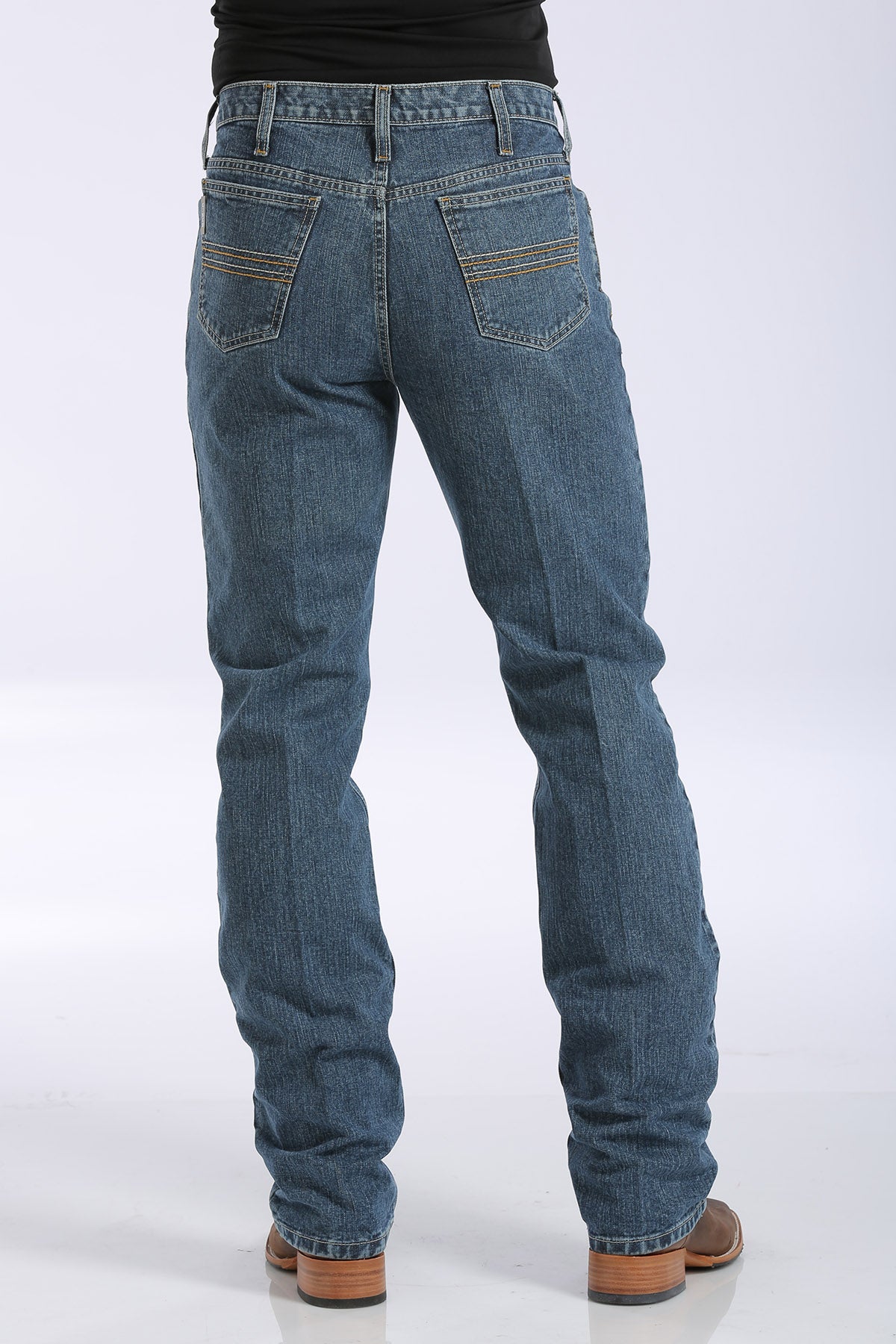 CINCH Men's Slim Fit Silver Label Jean - Medium Stonewash