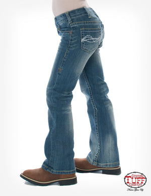 COWGIRL TUFF Girl's Don't Fence Me In Jean