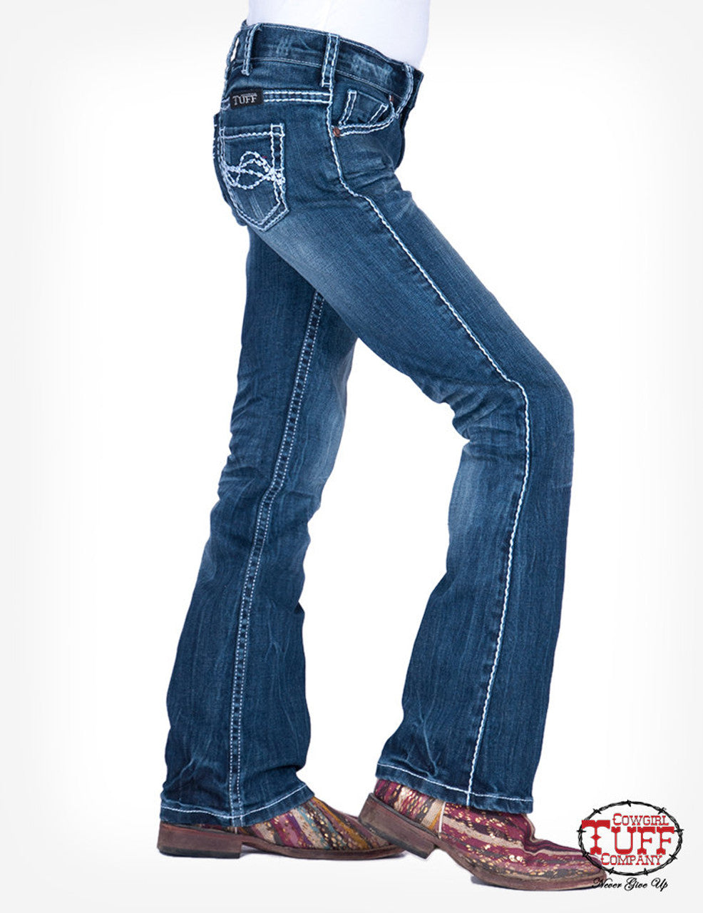 COWGIRL TUFF Girl's Edgy Jean