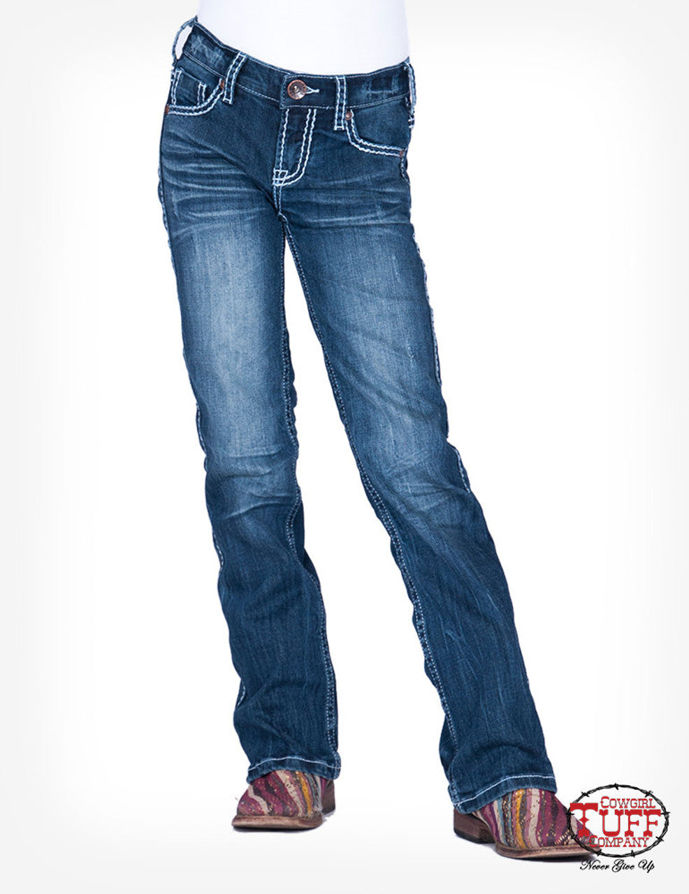 COWGIRL TUFF Girl's Edgy Jean