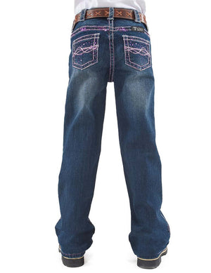 COWGIRL TUFF Girl's Pink Sparkle Jeans