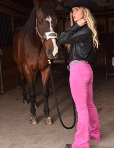 COWGIRL TUFF Women's Hot Pink Trouser