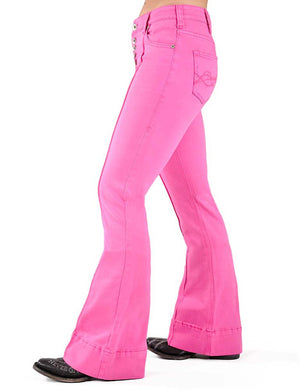 COWGIRL TUFF Women's Hot Pink Trouser