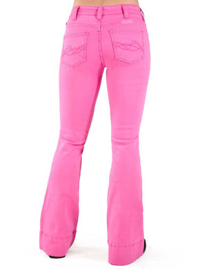 COWGIRL TUFF Women's Hot Pink Trouser