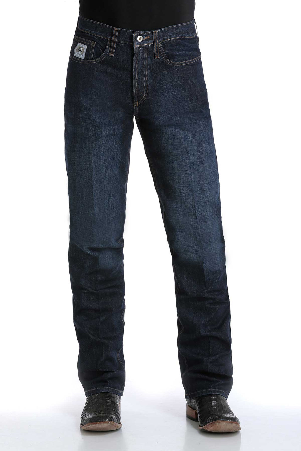 CINCH Men's Slim Fit Silver Label Jean - Dark Stonewash