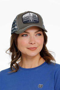 CINCH Women's Olive Mesh Back Trucker Cap